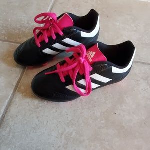 Girls Addidas soccer cleats size 12